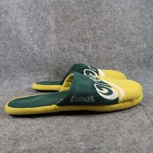 Slippers Casual Big Kids 7 University of Oregon Ducks Slip On Flat Yellow Green